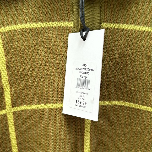 NWT Max ‘N Chester Checkered Sweater Polo| St Patrick’s Day - Picture 6 of 11